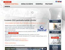 Tablet Screenshot of jamsanpaintball.fi